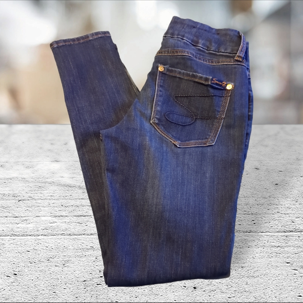 Seven7 skinny tummyless jeans size 4